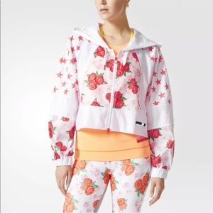 Adidas Stellasport Cropped Rose Print Jacket M